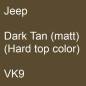 Preview: Jeep, Dark Tan (matt) (Hard top color), VK9.